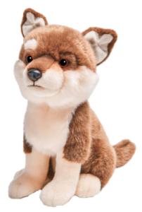 Peluche Chien Loup Croc Blanc - 30 cm